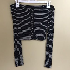 Striped Long Sleeve Top